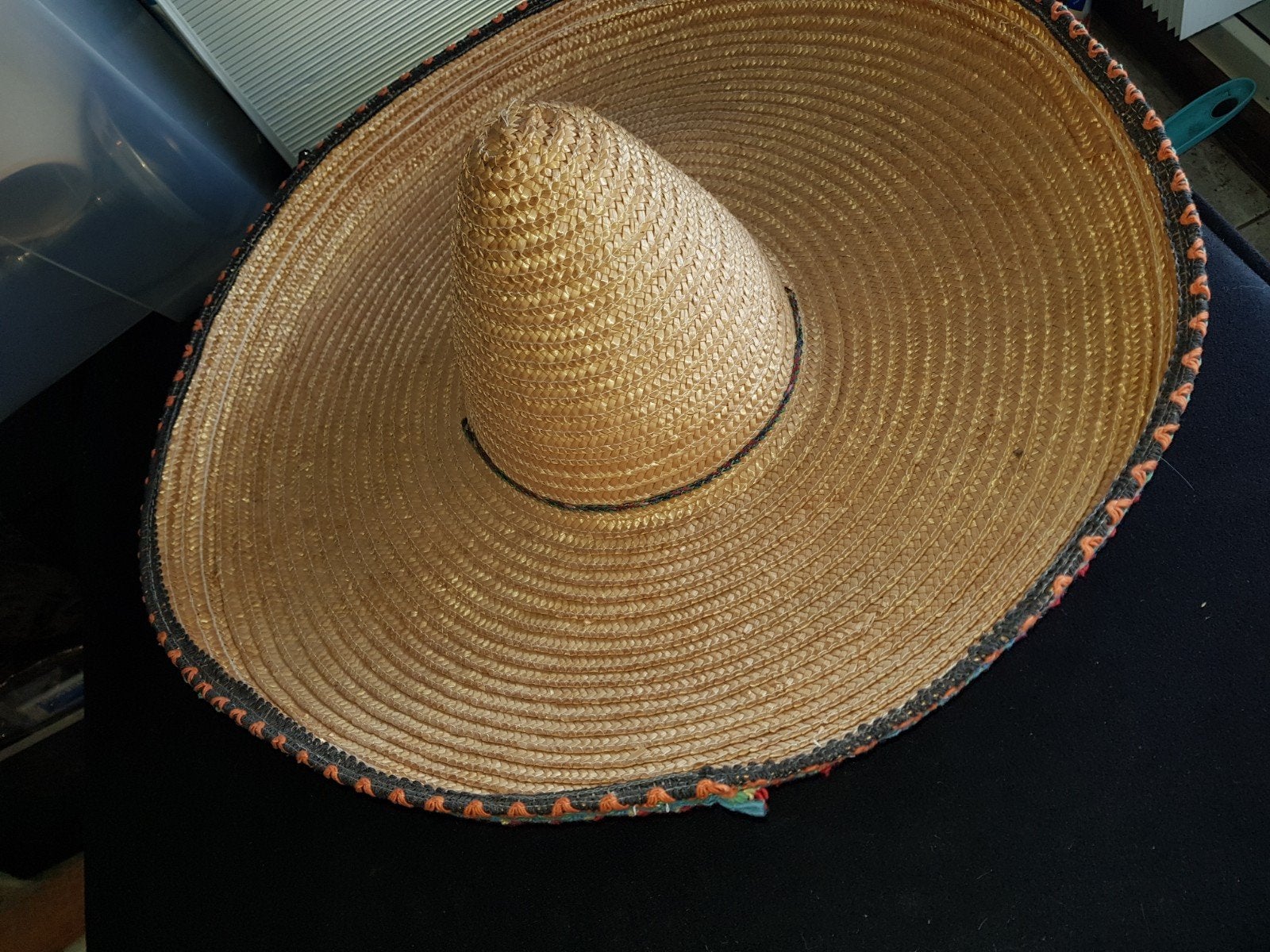 Sombrero - Strooien Mexicaanse Hoed, Hoed, One size fits all, Ophalen of Verzenden, Onbekend