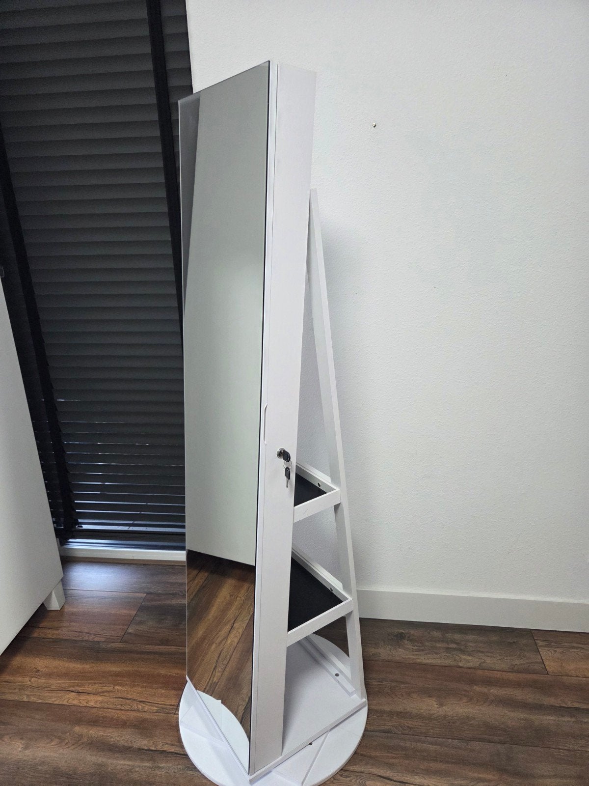 Sieradenkast met spiegel en LED-verlichting, Ophalen, Minder dan 50 cm, Zo goed als nieuw, 150 tot 200 cm