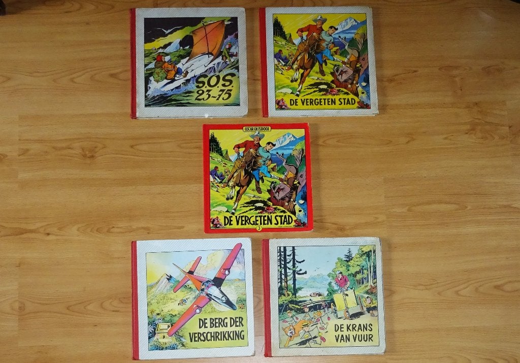 Oscar & Isidoor meerdere titels 4x hc 1x sc mag ook per stuk, Meerdere stripboeken, Ophalen of Verzenden, Gelezen
