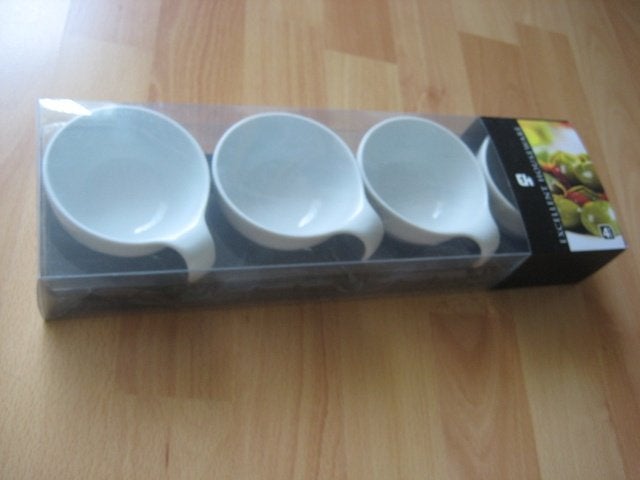 4 stijlvolle kopjes koffie thee capucchino, Ophalen of Verzenden, Nieuw, Overige stijlen, Kop(pen) en/of Schotel(s)