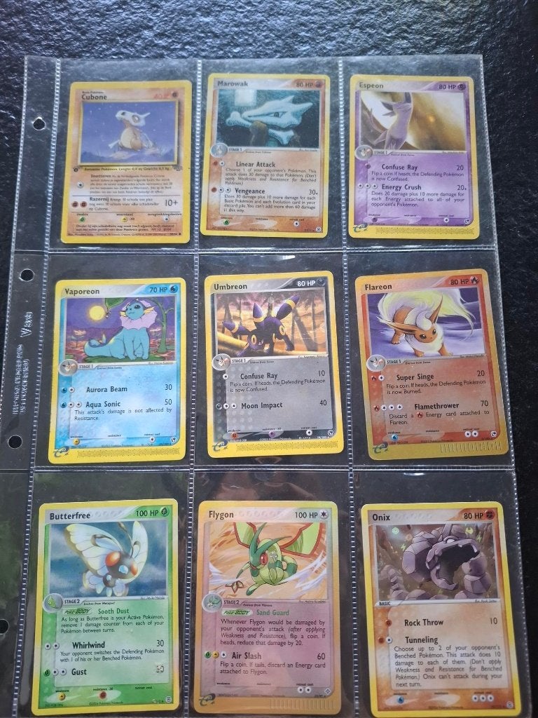 9 Pokémon kaarten, Ophalen of Verzenden, Zo goed als nieuw, Meerdere kaarten