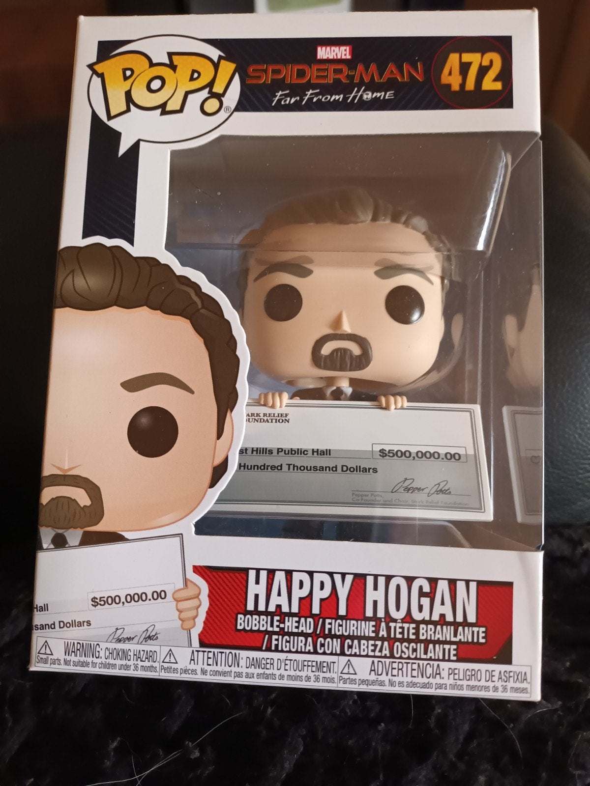 Funko Pop! Marvel Spider-Man Far From Home Happy Hogan #472, Verzamelen, Poppetjes en Figuurtjes, Zo goed als nieuw, Ophalen of Verzenden