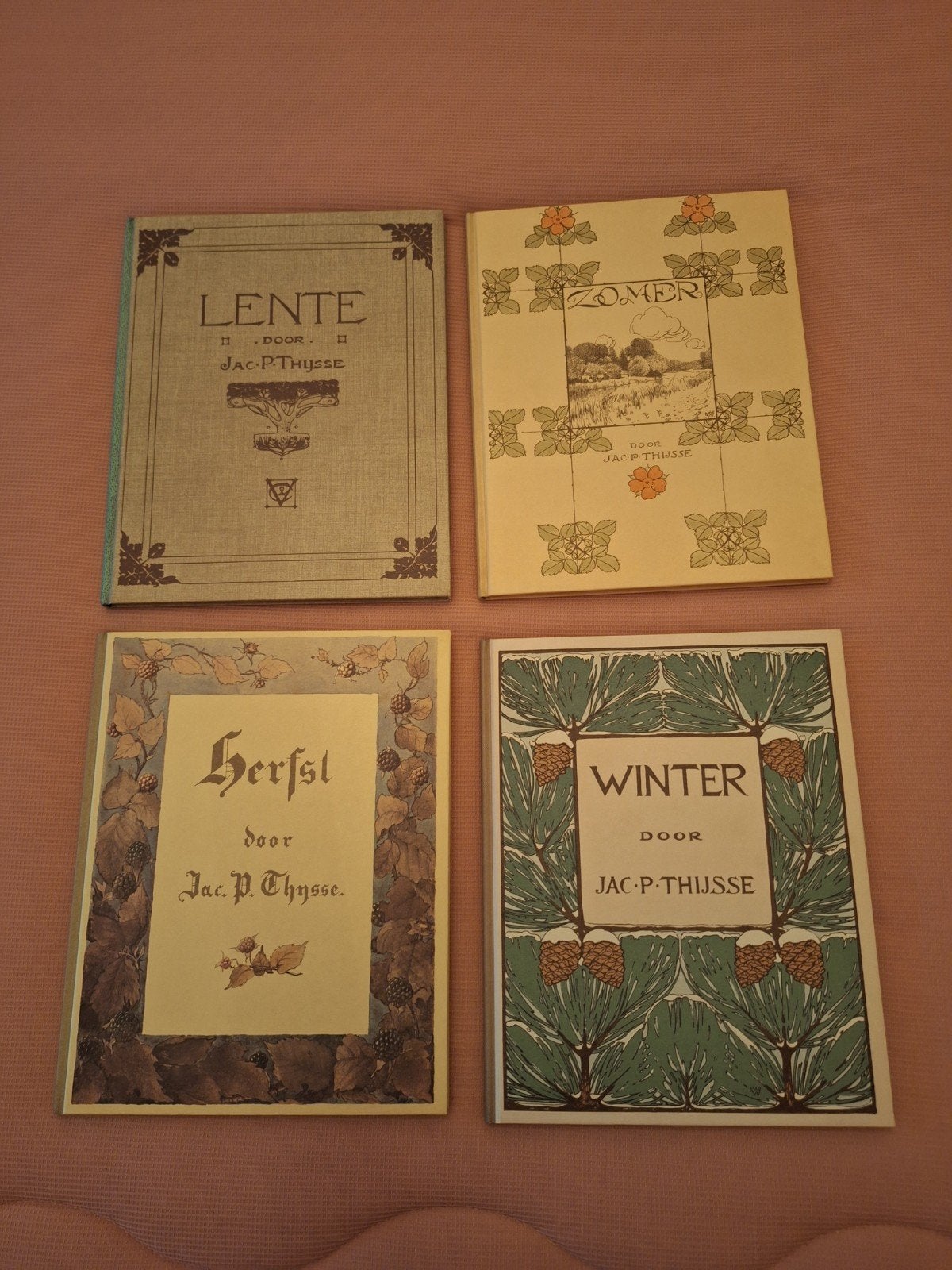Jac.P. Thijsse - Facsimile editie- Lente/zomer/herfst/winter, Ophalen of Verzenden, Natuur algemeen