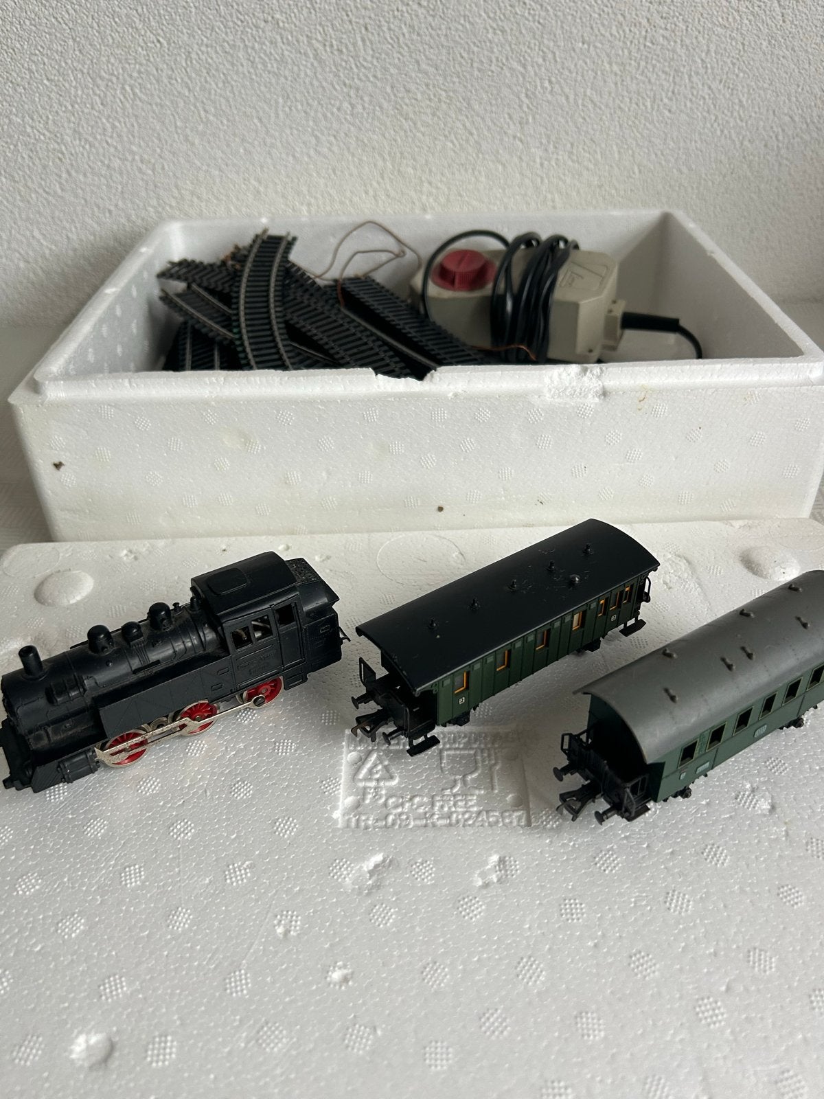 Lima Treinset met Locomotief, Wagons en Rails, Overige merken, Gelijkstroom, Ophalen of Verzenden, Analoog