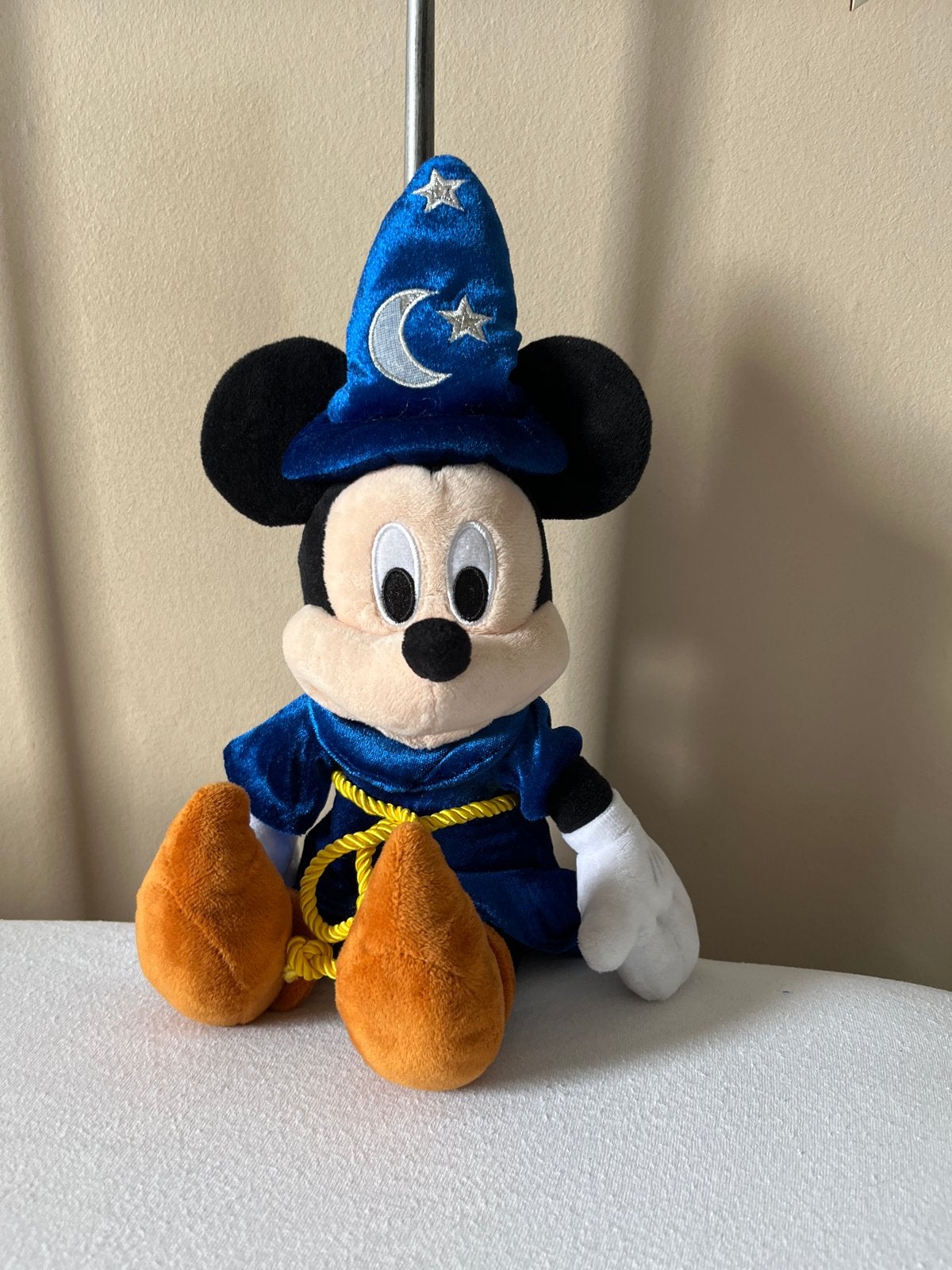 Mickey Mouse Tovenaarsleerling Knuffel Disneyland Parijs, Disney, Overige typen, Blauw, Ophalen of Verzenden