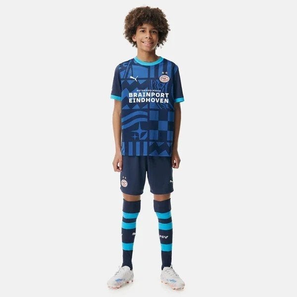 PSV Derde Tenue 26/27 Kinderen (Shirt + Broek), Maat XS of kleiner, Ophalen of Verzenden, Nieuw, Set