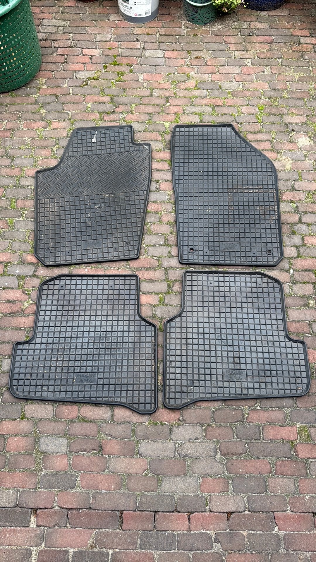 Rubber matten set voor Vw Polo automaat, Ophalen of Verzenden, Gebruikt