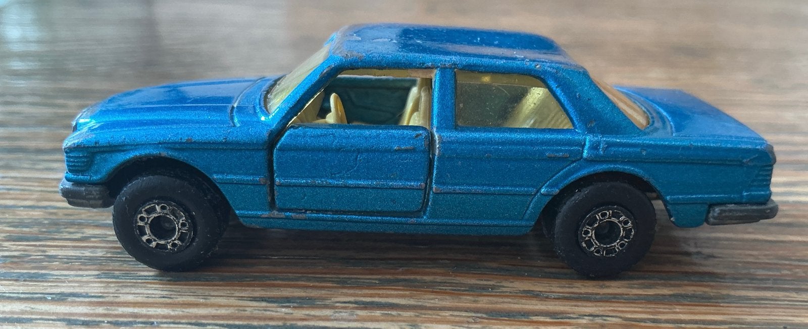 Vintage Matchbox auto Mercedes Benz 450 sel, Ophalen, Gebruikt, Auto