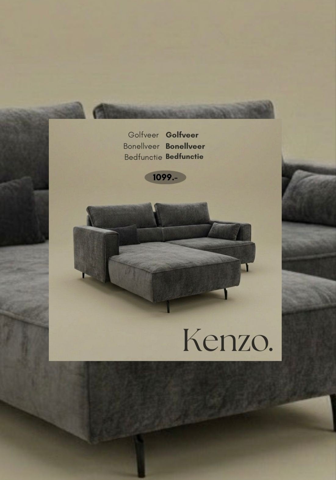 Hoekbank Kenzo, Ophalen, Home Friesland, Zo goed als nieuw, Info@homefriesland.nl