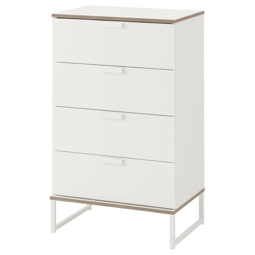 Trysil (Ikea) ladekast met 4 lades, Gebruikt, Modern, Scandinavisch, 50 tot 100 cm, 3 of 4 laden