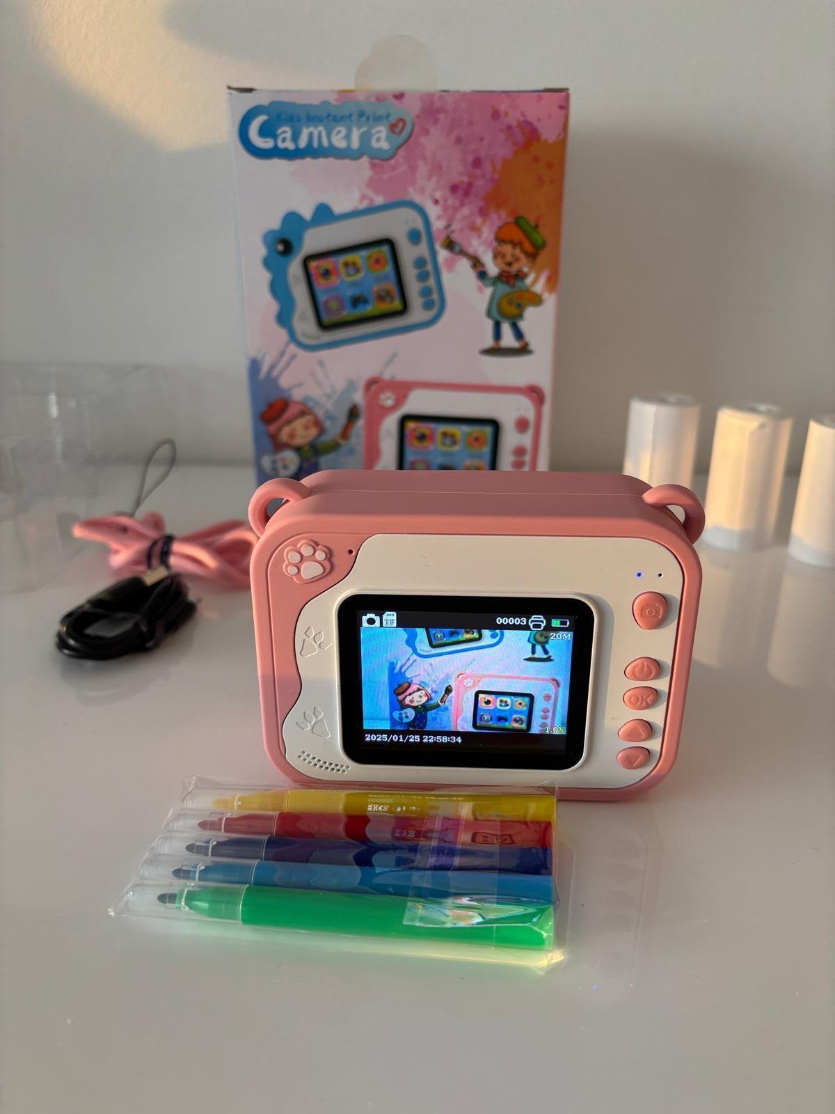 Ilona️ 3 IN 1 Digitale Kindercamera met Fotoprinter cadeau, Ophalen of Verzenden, Nieuw, Elektronica, Met licht