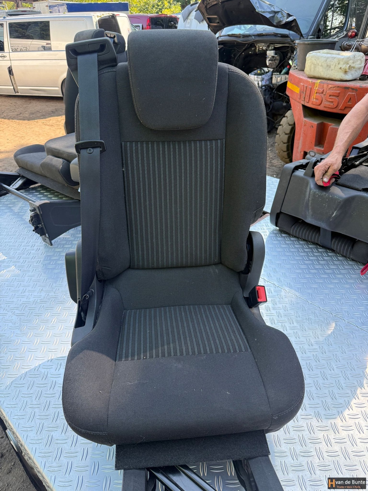 Stoel achter Ford Transit Custom, Auto-onderdelen, Interieur en Bekleding, Ophalen, Gebruikt, -, -