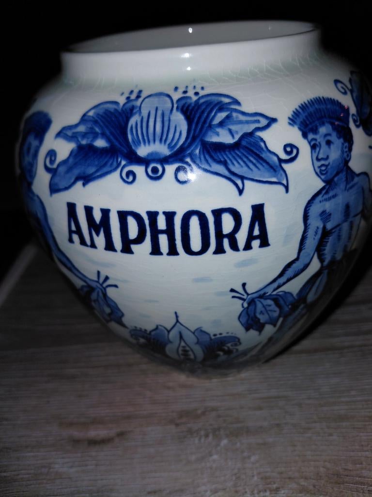 Delfs blauw vaas, Ophalen of Verzenden, Zo goed als nieuw, Gebruiksvoorwerp