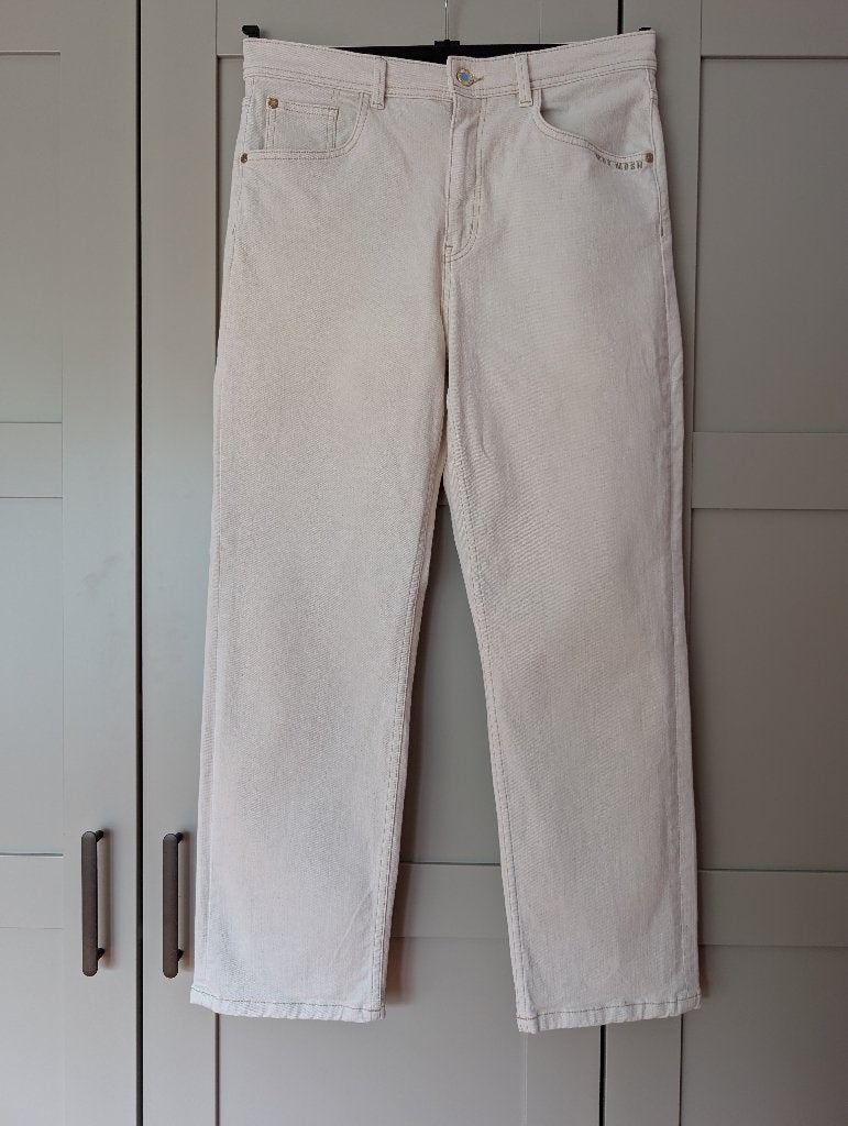 Jeans dames Mos Mosh maat 29, Maat 38/40 (M), Verzenden, Beige, Zo goed als nieuw