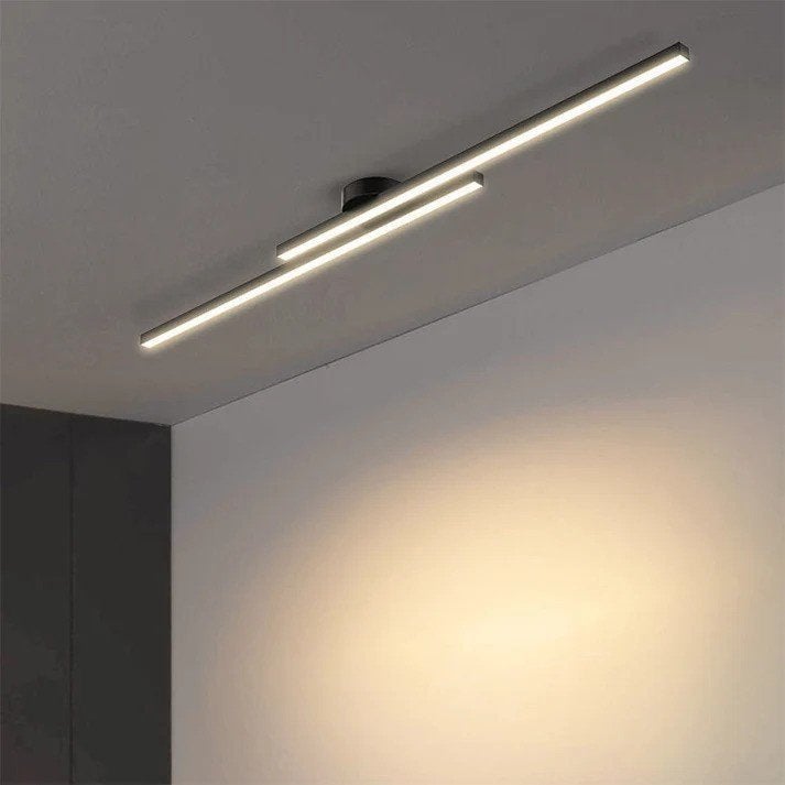 Aangeboden: Elin - Lineaire LED Plafondlamp Modern, Ophalen of Verzenden, Zo goed als nieuw, E27 (groot), Led-lamp