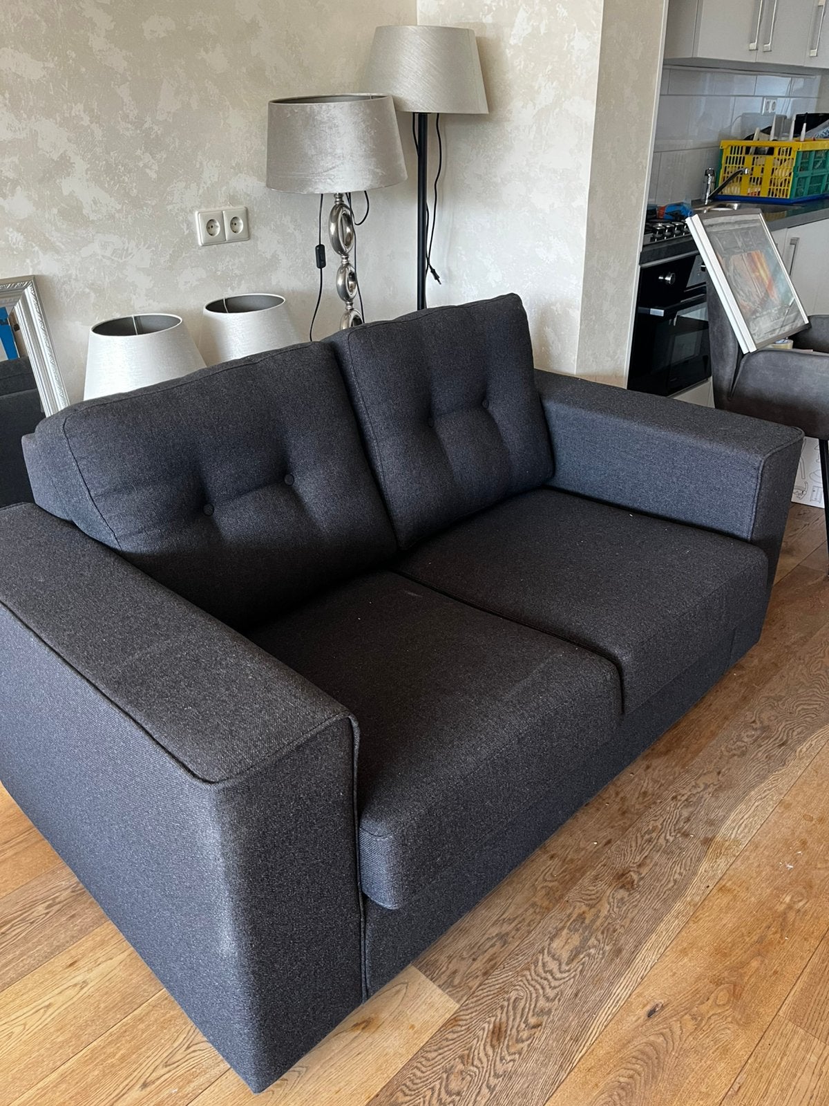 Twee persoons bankje, Ophalen, Gebruikt, 150 tot 200 cm, Tweepersoons