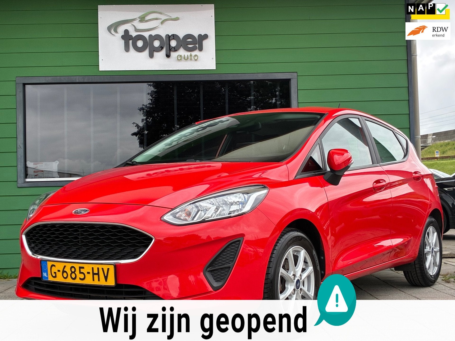 Ford Fiesta 1.1 Trend|2e Eigenaar|Navigatie|CruiseControl|Cl, Voorwielaandrijving, Start-stop-systeem, Gebruikt, 49 €/maand
