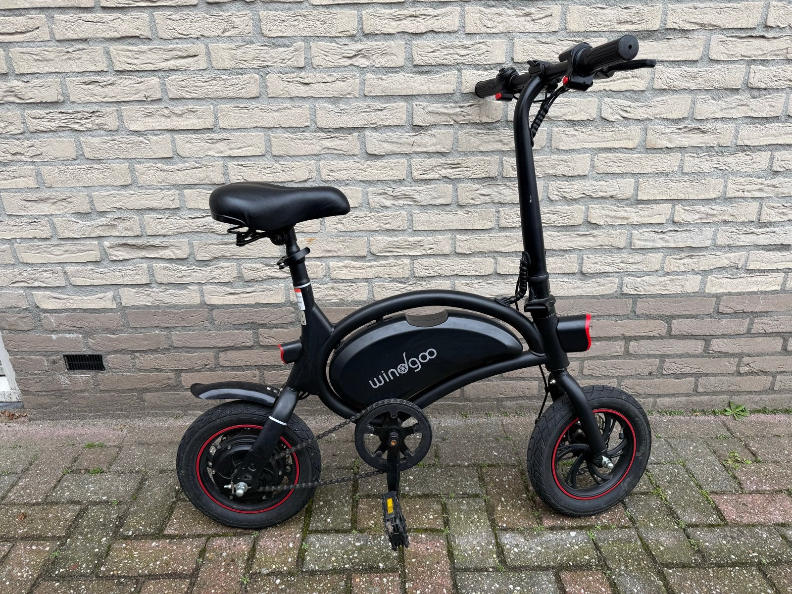 Windgoo B3 elektrische fiets met trappers, Minder dan 30 km per accu, Zo goed als nieuw, Minder dan 47 cm, Ophalen