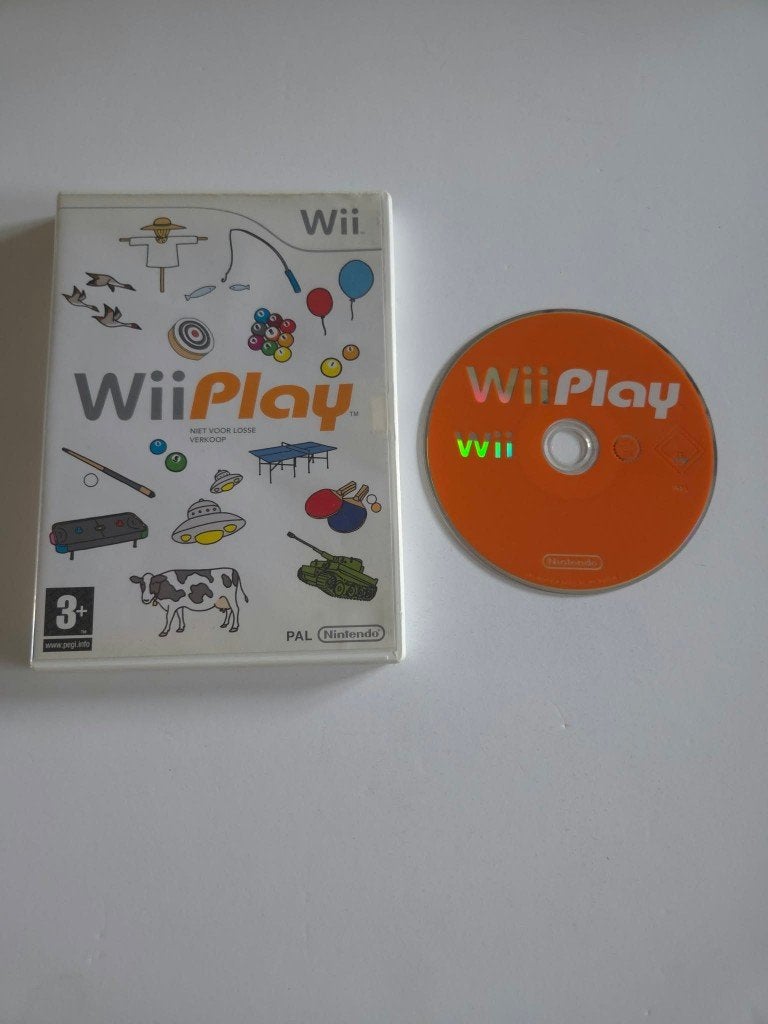 Nintendo Wii - Wii Play - 11418, Spelcomputers en Games, Ophalen of Verzenden, Zo goed als nieuw, Sport, 3 spelers of meer