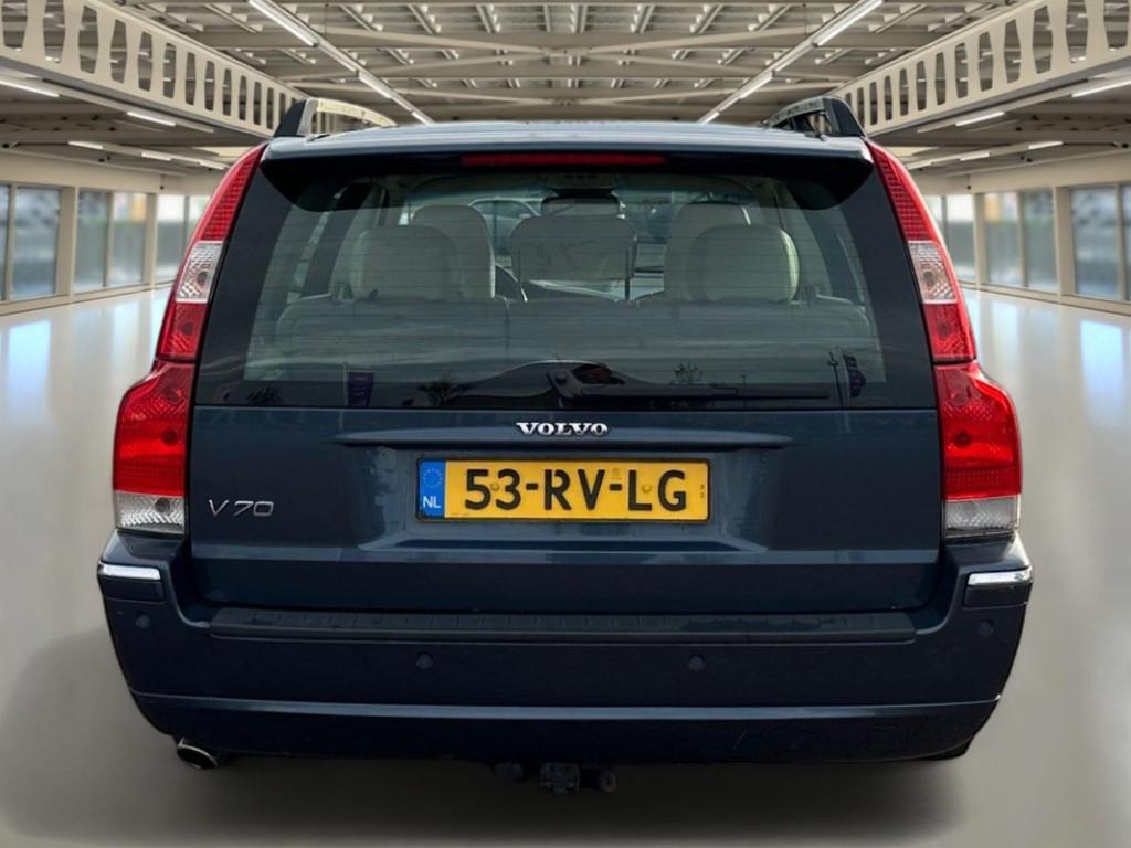 Volvo V70 2.5T Summum Schuifdak, electr. stoelen, distributi, Voorwielaandrijving, 1504 kg, Blauw, Leder en Stof