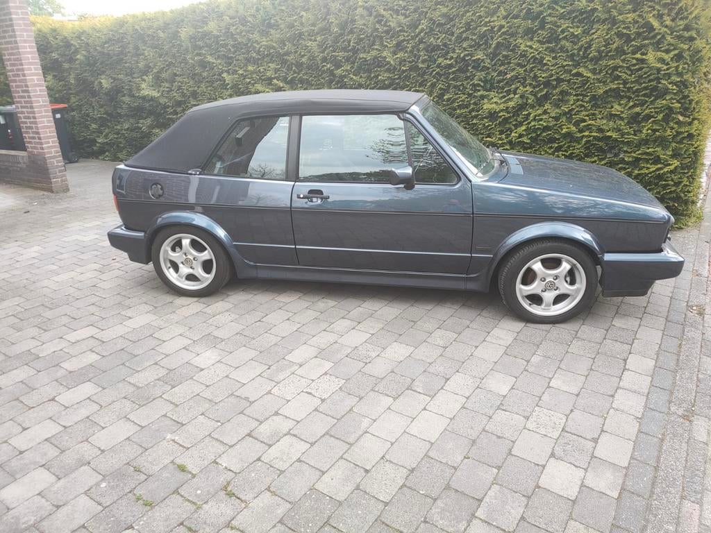 Volkswagen Golf 1.8 Cabriolet 72KW U9 1990 Blauw, Auto's, Volkswagen, Voorwielaandrijving, 4 cilinders, Cabriolet, Blauw