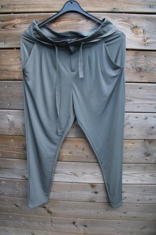 Broek grijs Monari mt 34 Vaste prijs, Monari, Ophalen of Verzenden, Zo goed als nieuw, Maat 34 (XS) of kleiner