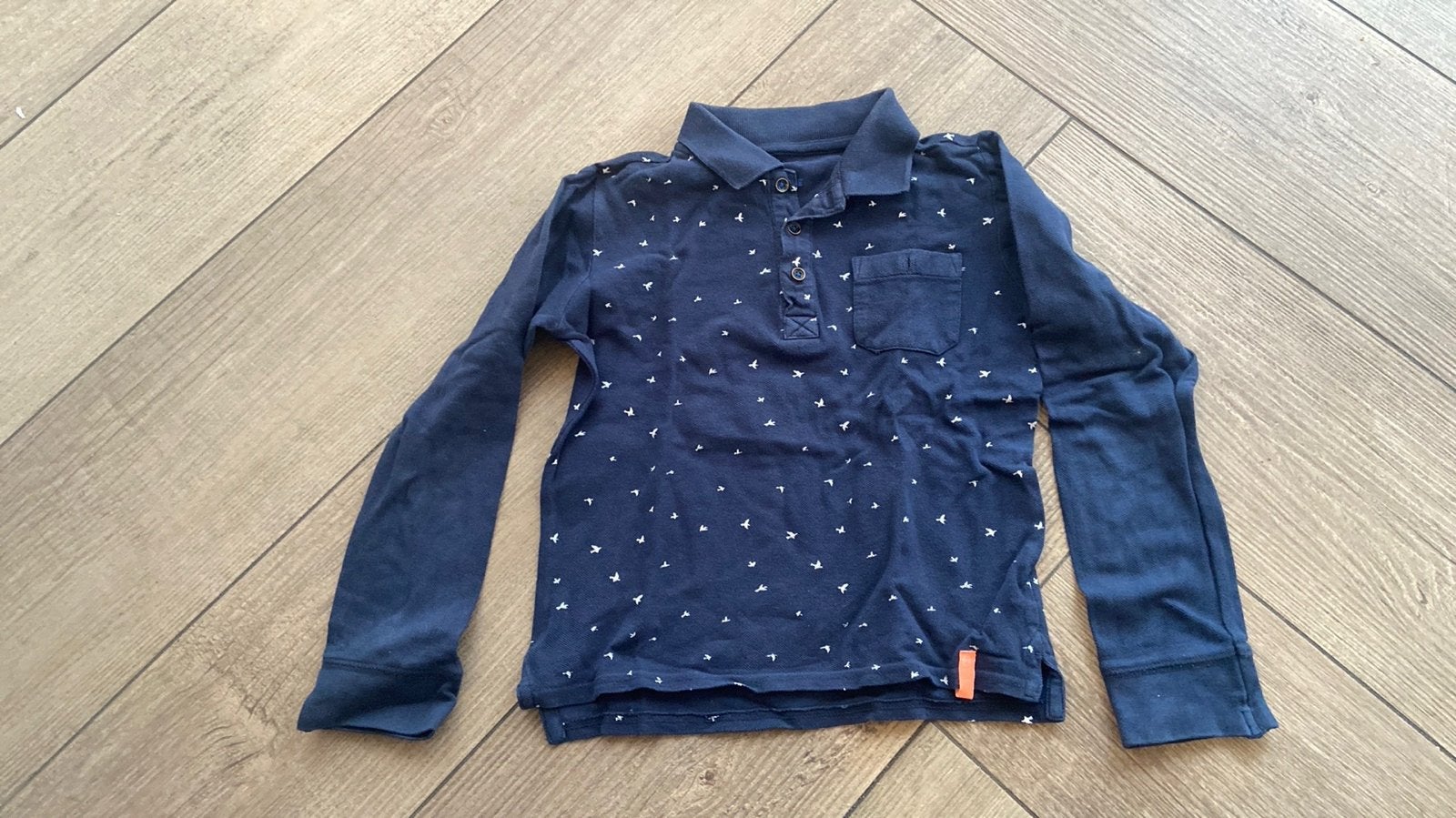 WE Polo maat 122-128, Kinderen en Baby's, Kinderkleding | Maat 122, Ophalen of Verzenden, Gebruikt, Jongen, Shirt of Longsleeve
