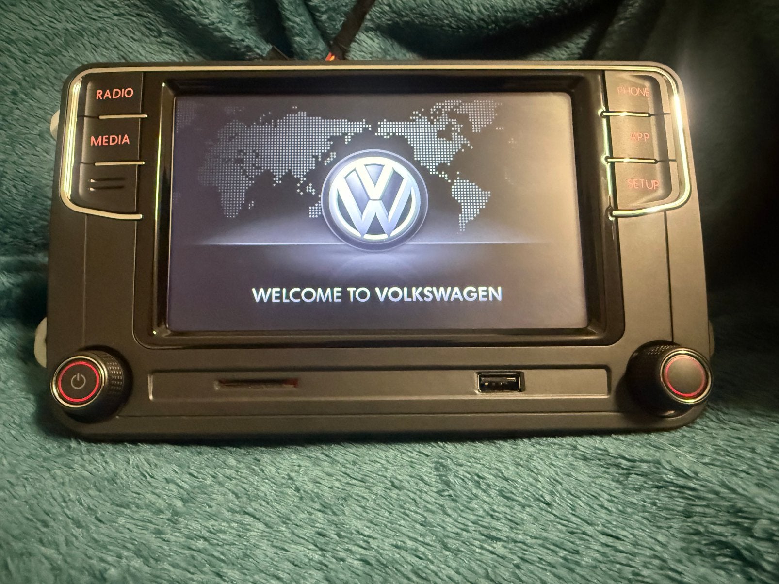 Originele Volkswagen RCD 330/360 Apple Carplay Android Auto, Ophalen of Verzenden, Zo goed als nieuw
