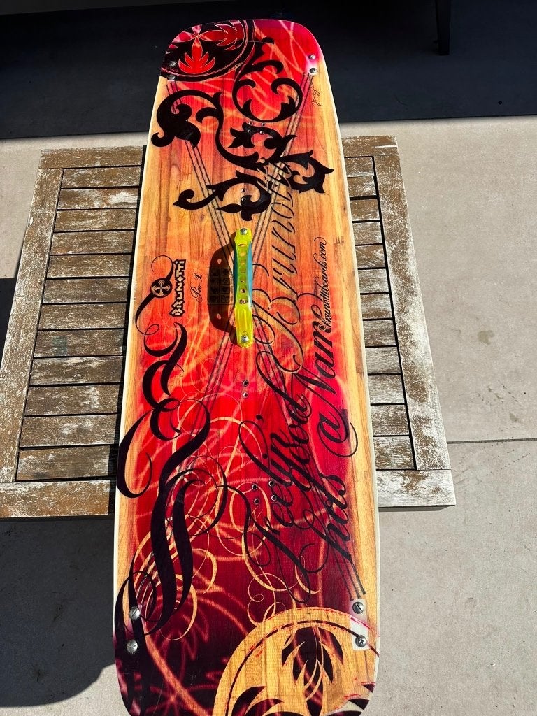 Brunotti twintip kiteboard  + losse bindings, Ophalen, Gebruikt, Twintip, Kiteboard