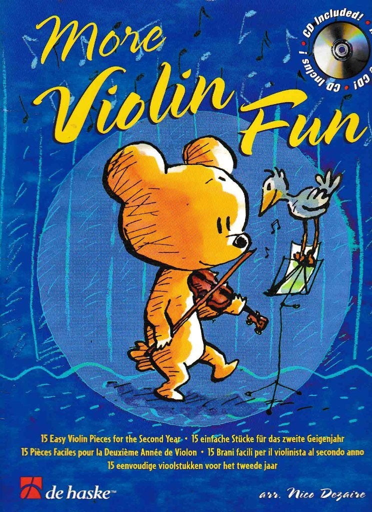 More Violin Fun met CD ( 3822 ), Gebruikt, Verzenden, Viool of Altviool, Blues