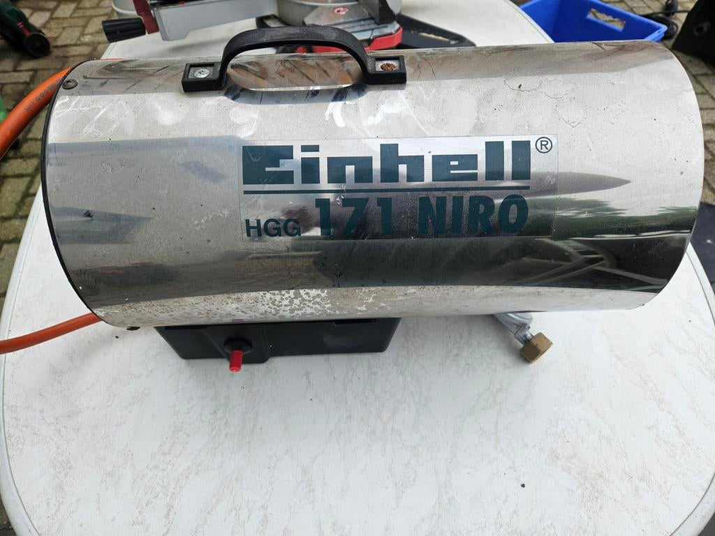 Einhell HGG 171 Niro gaskachel / hittekanon, Doe-het-zelf en Verbouw, Verwarming en Radiatoren, Ophalen, Gebruikt, Minder dan 30 cm