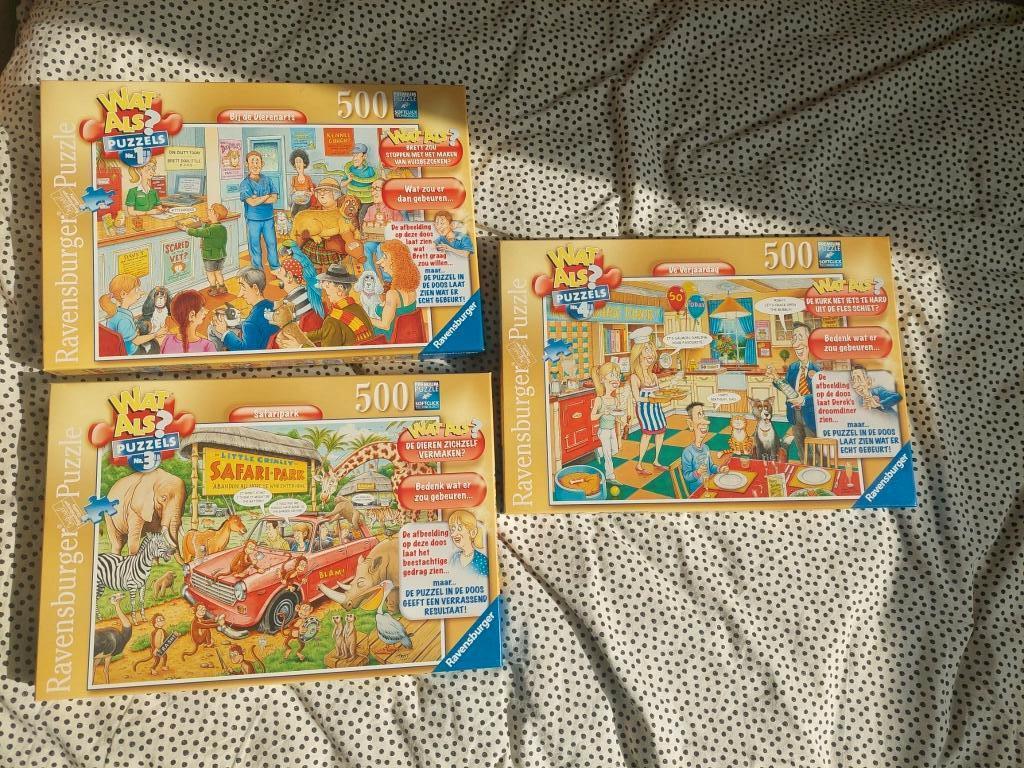 Ravensburger legpuzzels Wat als? 500 stukjes, Ophalen, 500 t/m 1500 stukjes, Zo goed als nieuw, Legpuzzel
