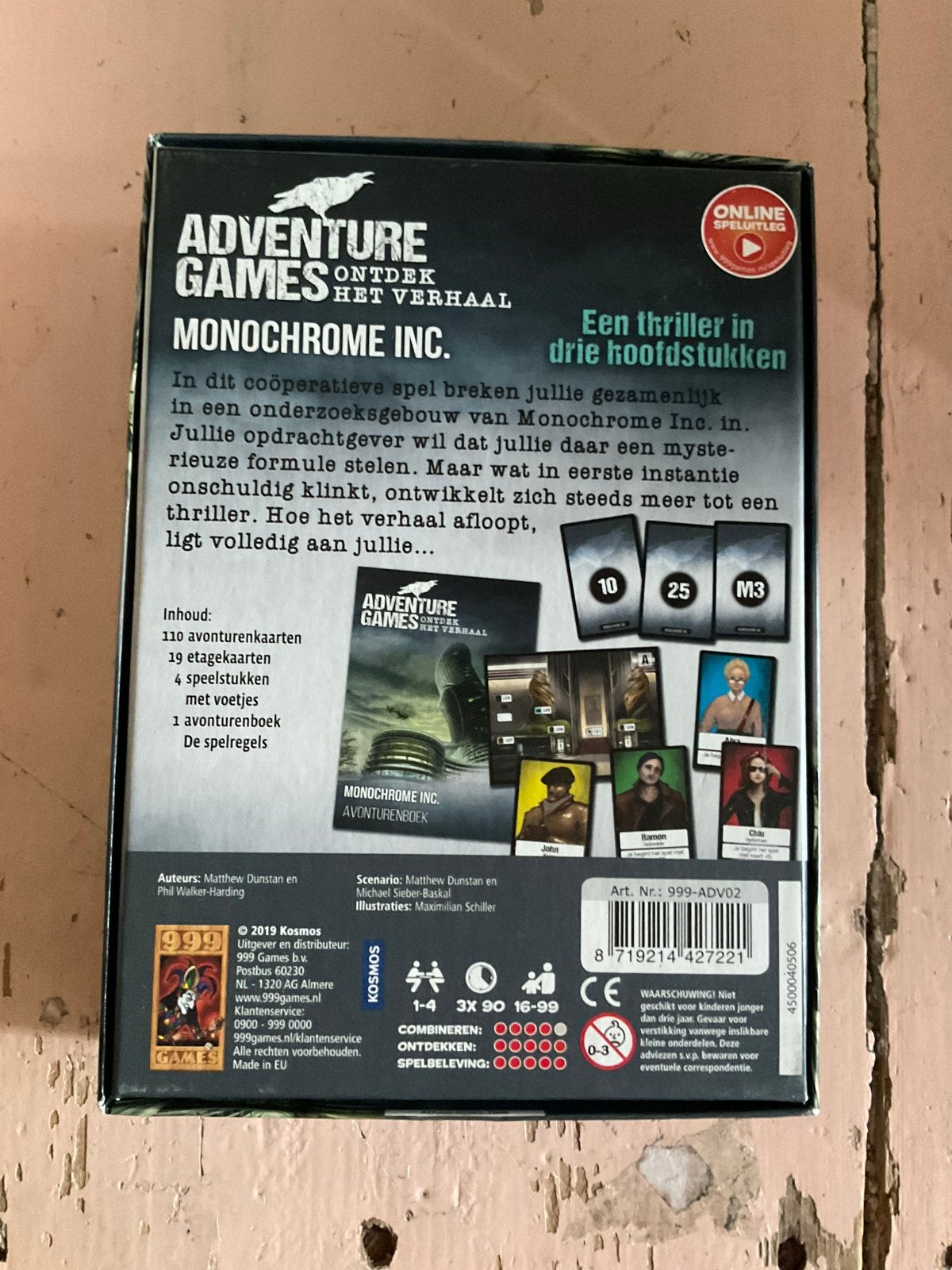 Foto 2 van Adventure Games: Monochrome Inc. - Ontdek het Verhaal