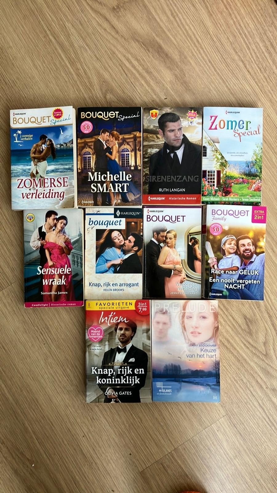 10 bouquetreeks boeket reeks liefdesromans, Ophalen of Verzenden