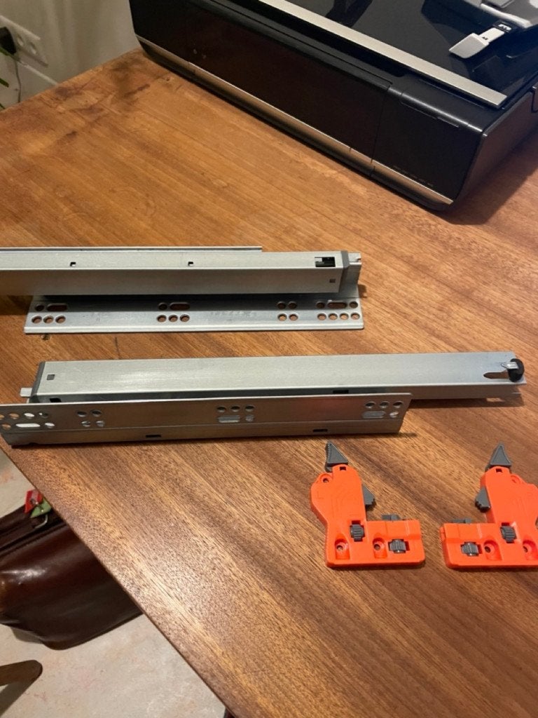 Softclose + push to open ladegeleiders 350mm IKEA Doehetzelf, 250 mm of meer, Overige typen, Nieuw, Ophalen of Verzenden