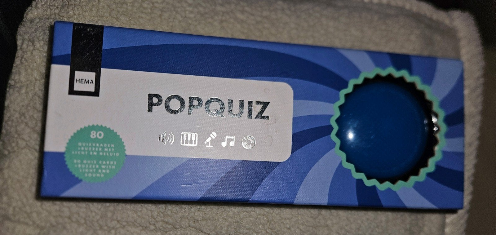 Pop Quiz met Buzzer en Geluid, Vijf spelers of meer, Ophalen of Verzenden, Nieuw, HEMA