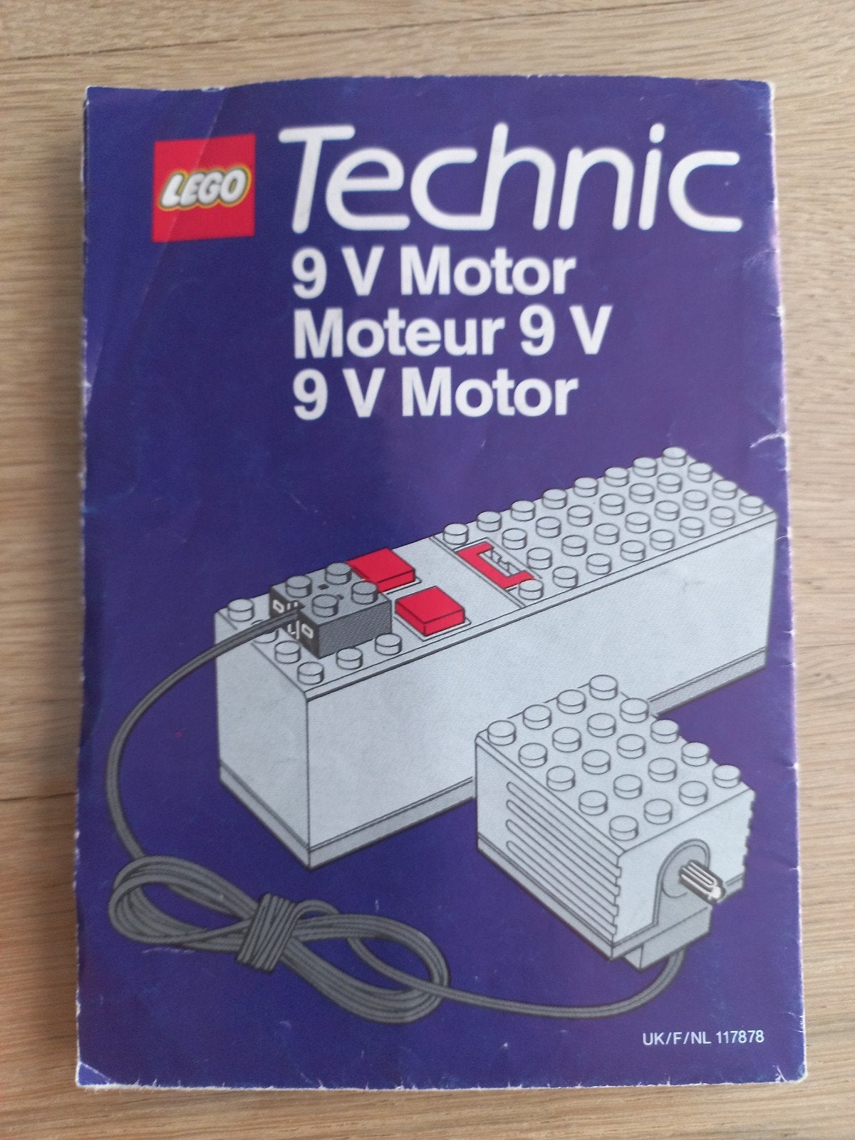 instructieboekje van de LEGO Technic 9V Motor Set (setnummer, Gebruikt, Lego, Overige typen, Ophalen of Verzenden