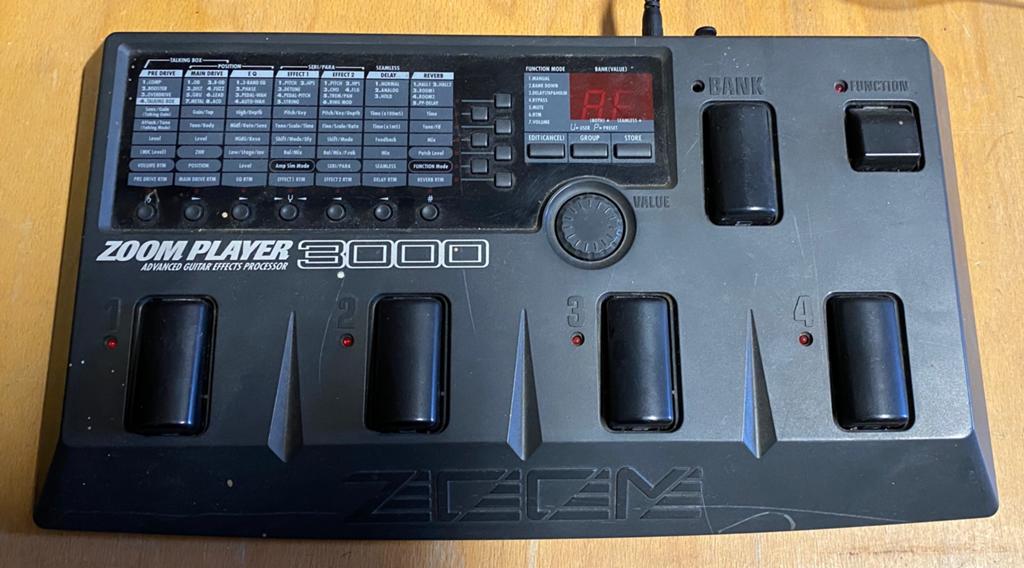 Zoom player 3000 multi gitaareffect, Ophalen of Verzenden, Zo goed als nieuw