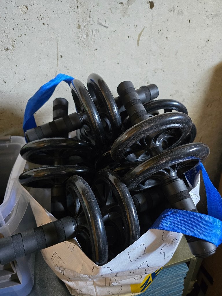Fitness Buikspier rollers (BULK), Ophalen, Zo goed als nieuw, Benen, Buikspierwiel