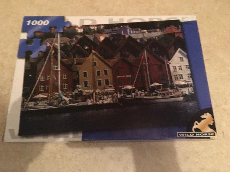 puzzel Bergen-Noorwegen, Ophalen of Verzenden, 500 t/m 1500 stukjes, Zo goed als nieuw, Legpuzzel