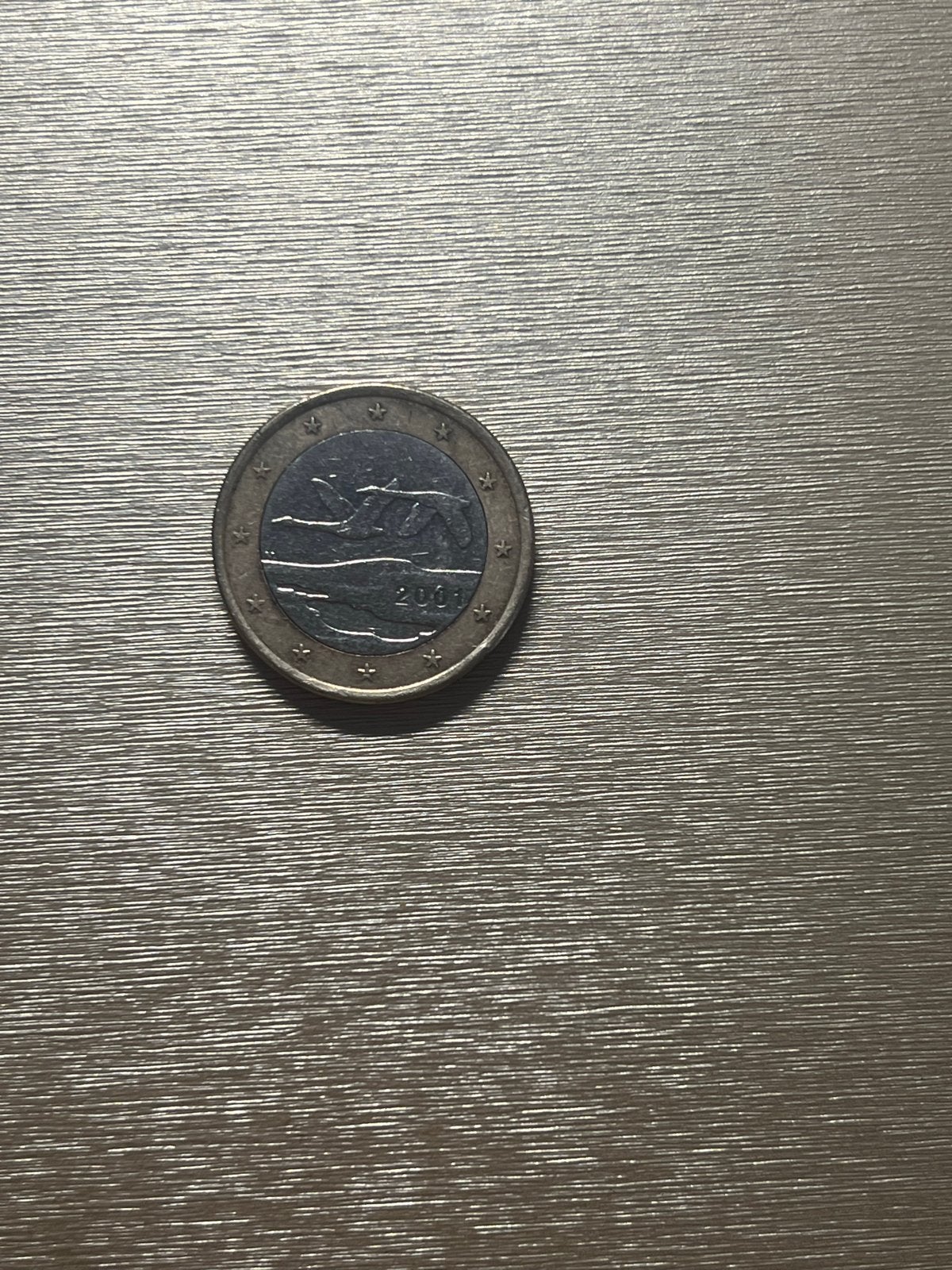 Zeldzame Finse 1 Euro munt uit 2001, Verzenden, Finland, 1 euro, Losse munt