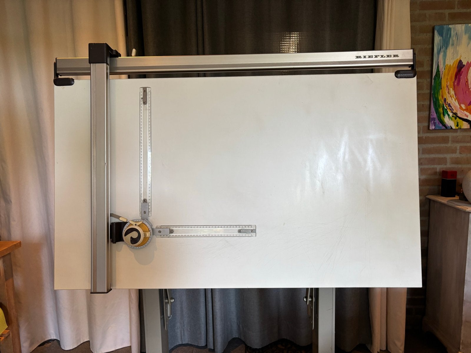 Riefler tekentafel - Professionele tekentafel, Doe-het-zelf en Verbouw, Ophalen, Gebruikt, 150 tot 170 cm