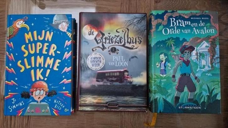 Bram en de Orde van Avalon, Griezebus, Mijn Super Slimme Ik, Ophalen of Verzenden, Gelezen, Michael Reefs, Paul van Loon, Jo Simmons
