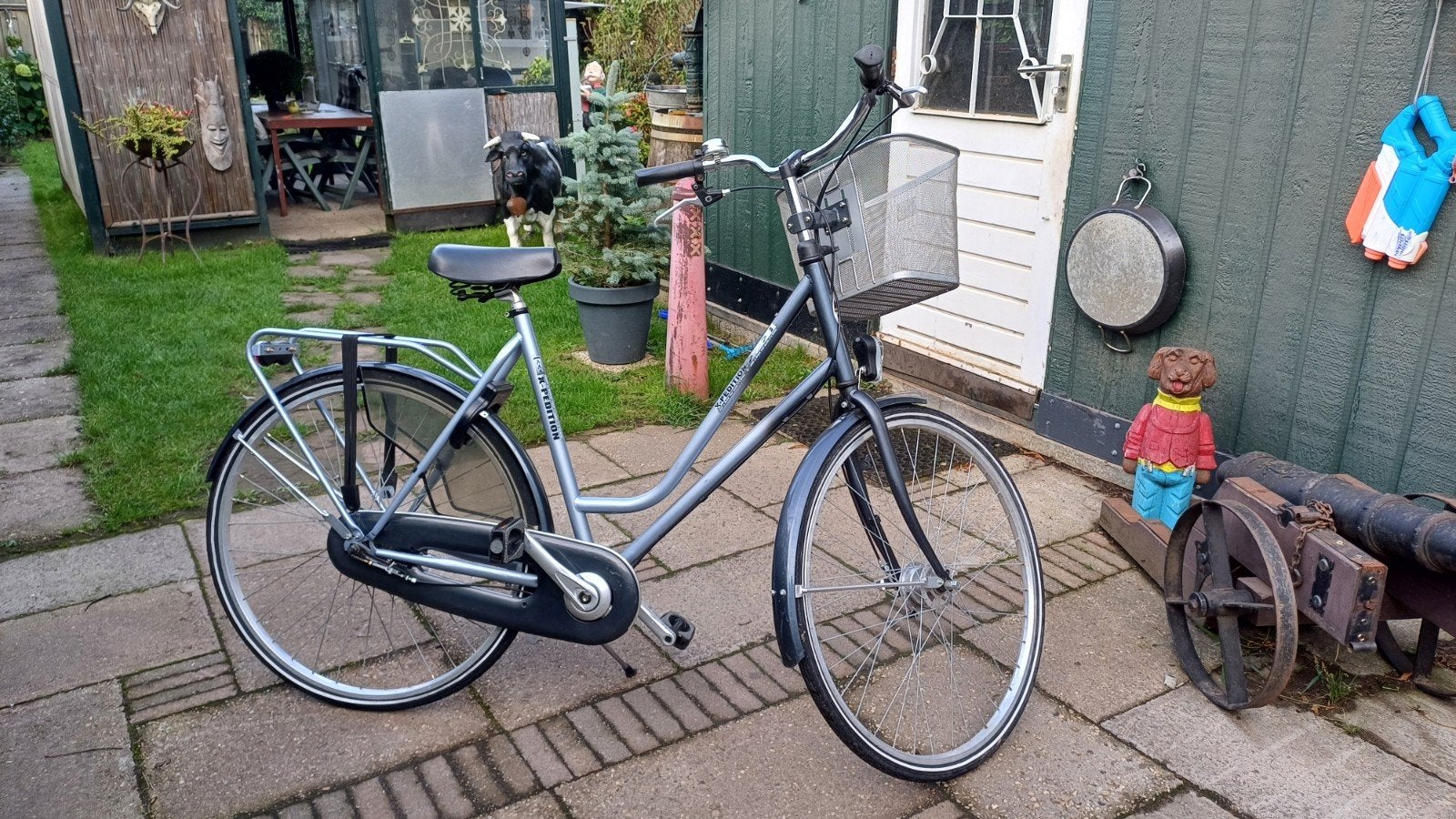 Damesfiets in goede staat frame Hooge 57 cm, 56 cm of meer, Ophalen, Gebruikt, Overige merken