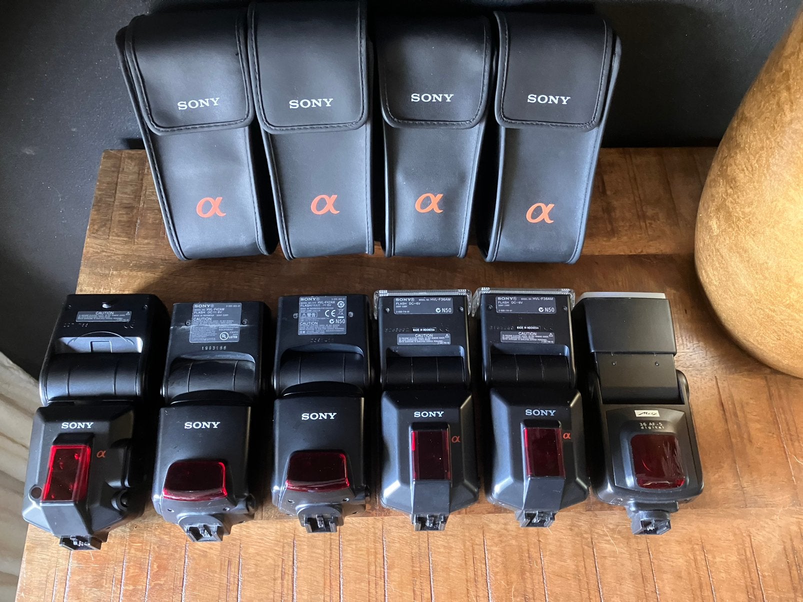 Diverse flitsers voor Sony Alpha., Ophalen of Verzenden, Zo goed als nieuw, Overige merken, Kantelbaar