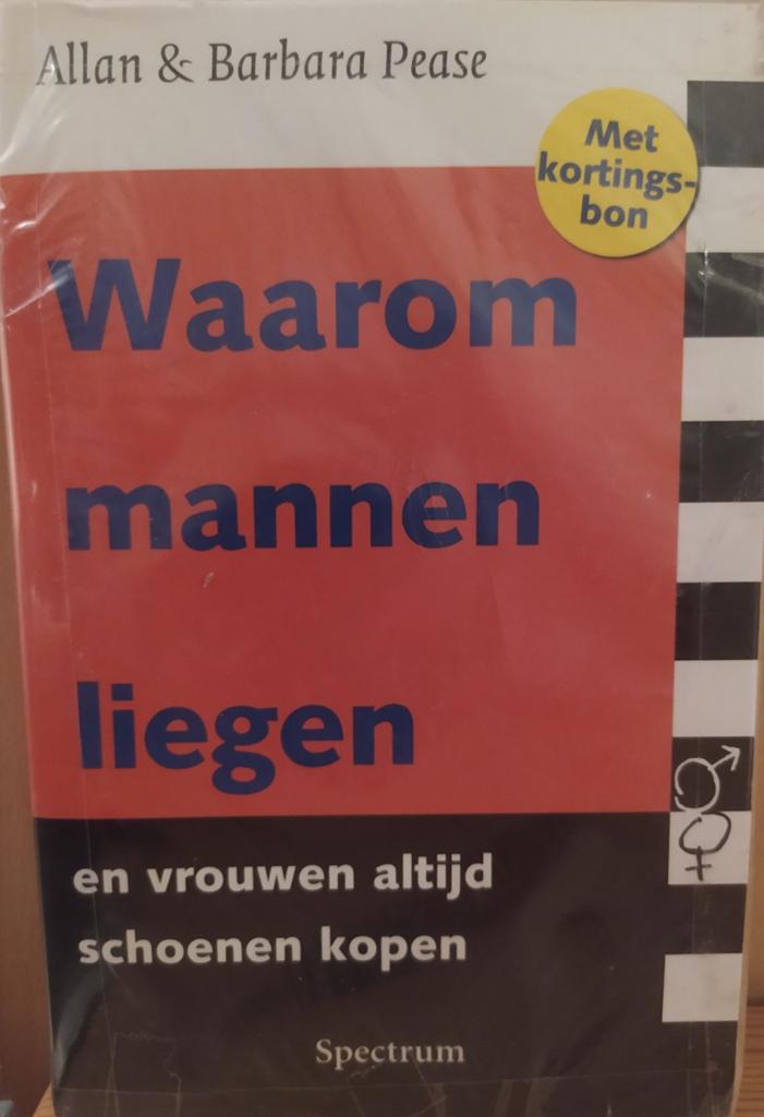 Waarom Mannen Liegen en Vrouwen Altijd Schoenen Kopen *NIEUW, Nieuw, Ophalen of Verzenden, Ontwikkelingspsychologie, A. Pease