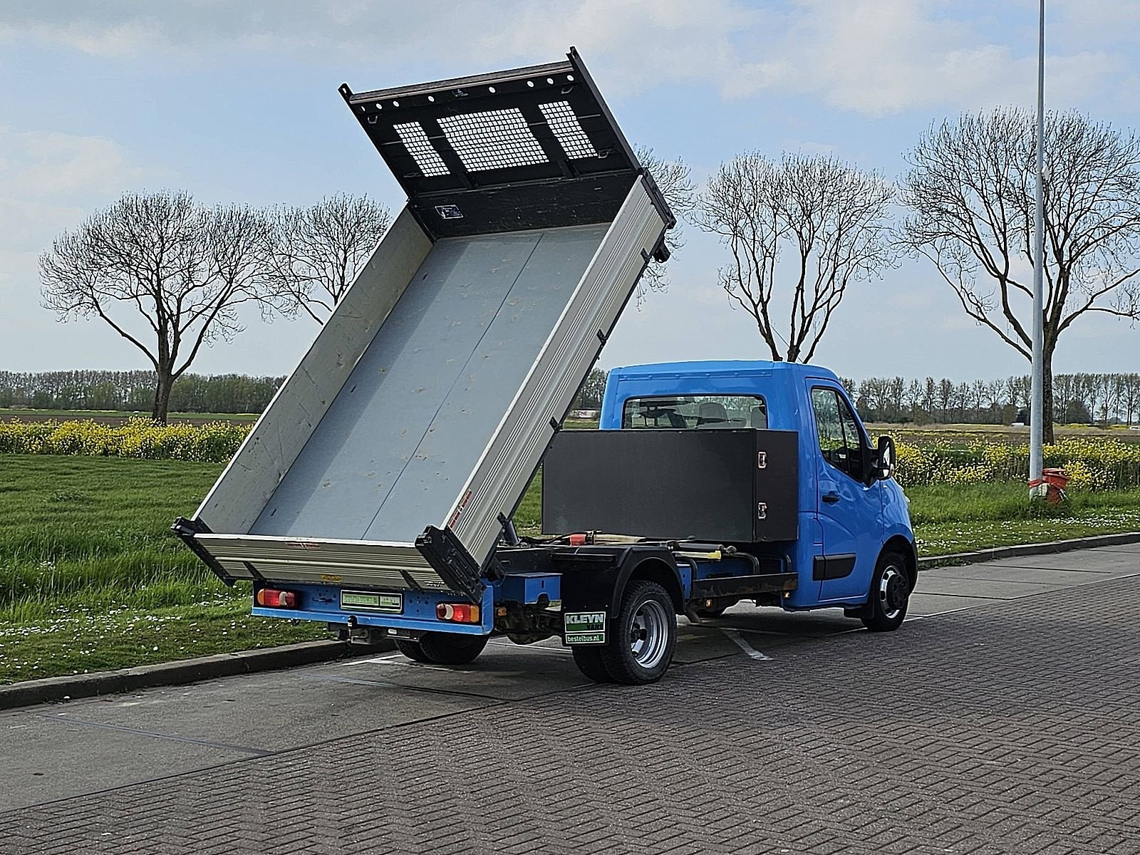 RENAULT MASTER 2.3 3-zijdige kipper ac!, Auto's, Gebruikt, Euro 6, 163 pk, Bedrijf