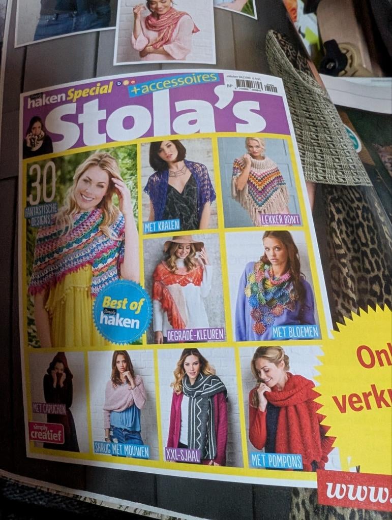 Gezocht, Simply Haken Special Stola's, Boeken, Ophalen of Verzenden, Zo goed als nieuw, Breien en Haken