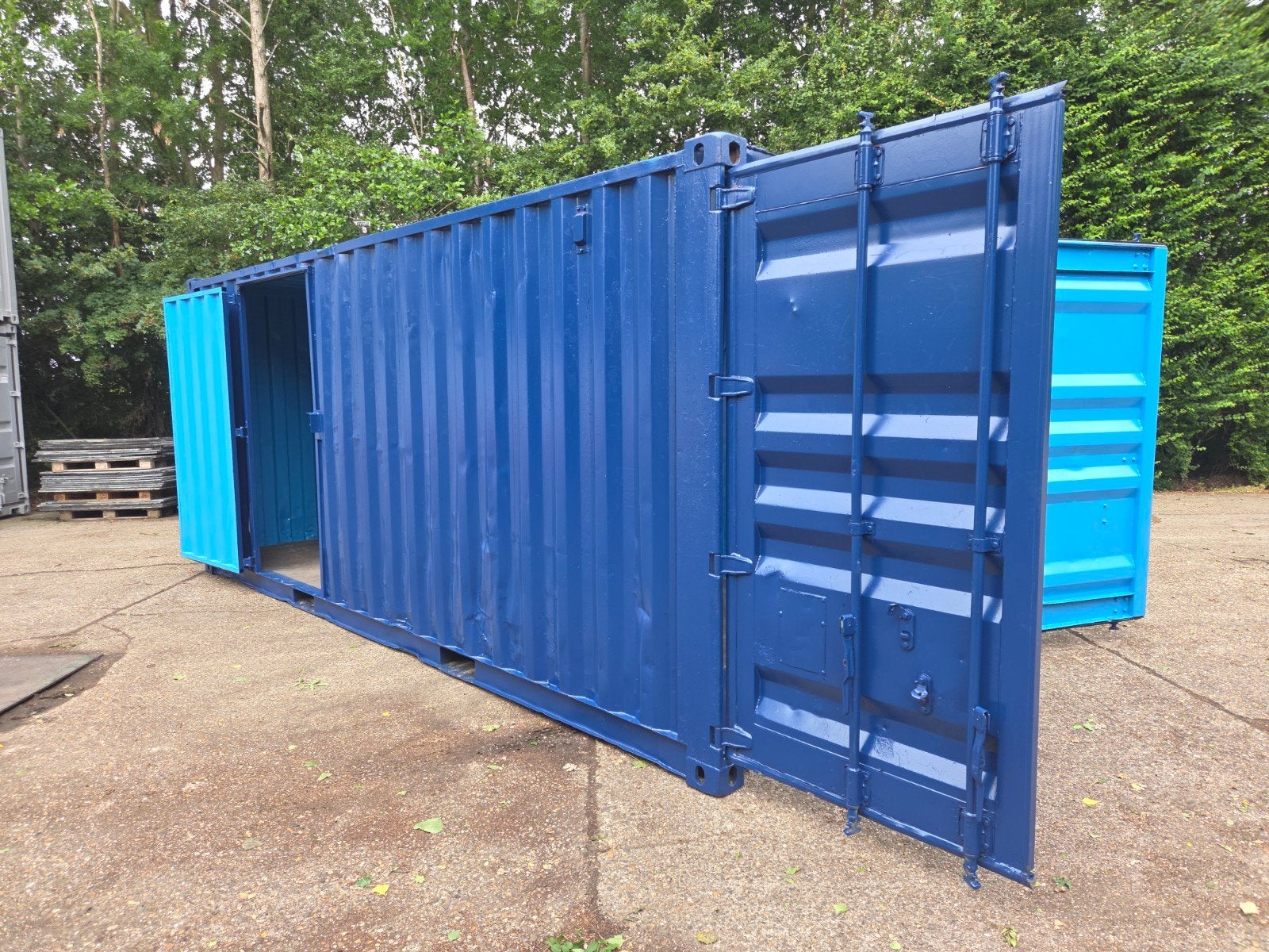 20 ft zeecontainer met extra loopdeur, Ophalen of Verzenden