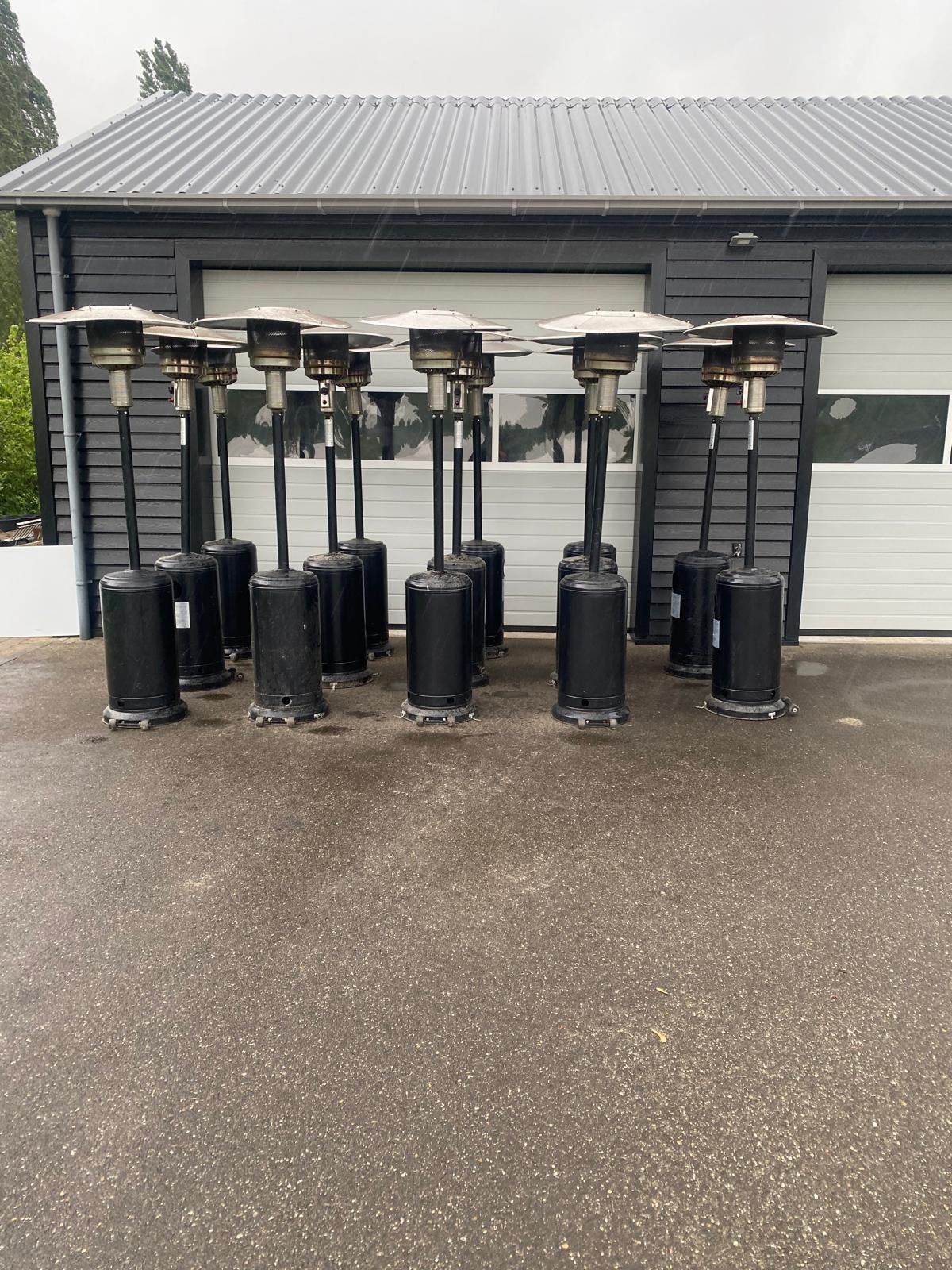 Partij gas heaters 13 stuks van 2021 met drukregelaar, Ophalen, Zo goed als nieuw, Gas, Vloer